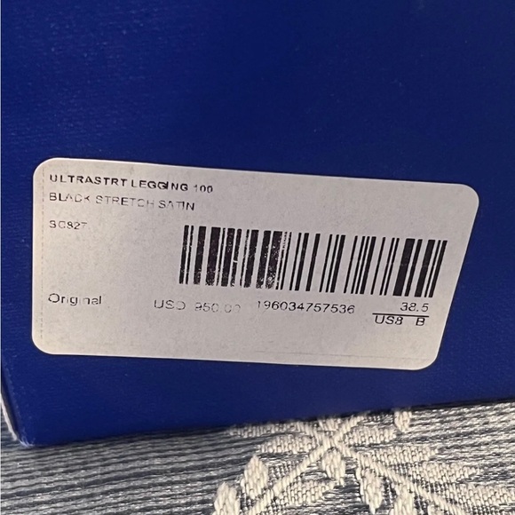 👠 👢 STUART WEITZMAN BLACK STRETCH SATIN HIGH BOOT NEW WITH BOX SIZE 8 - Picture 16 of 16